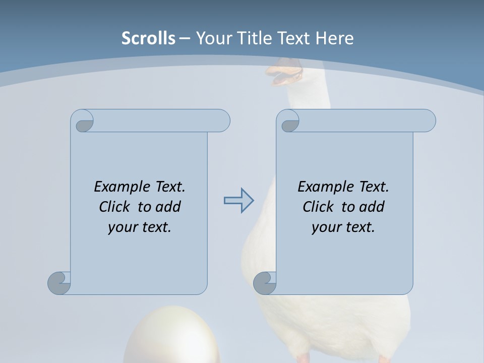 Foot Studio Egg PowerPoint Template