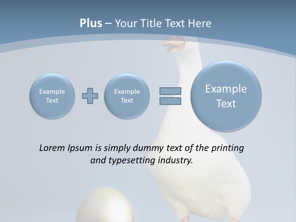 Foot Studio Egg PowerPoint Template