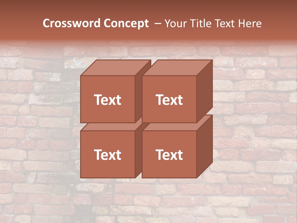 Old Crack Weathered PowerPoint Template