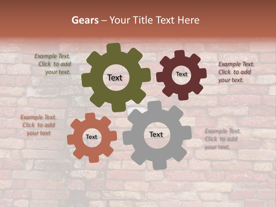 Old Crack Weathered PowerPoint Template