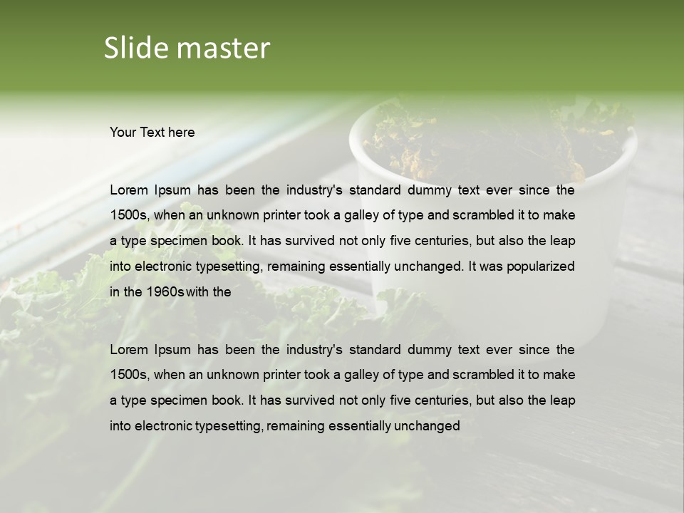 Vegan Vegetarian Gluten Free PowerPoint Template