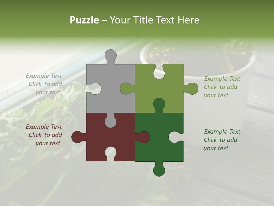 Vegan Vegetarian Gluten Free PowerPoint Template