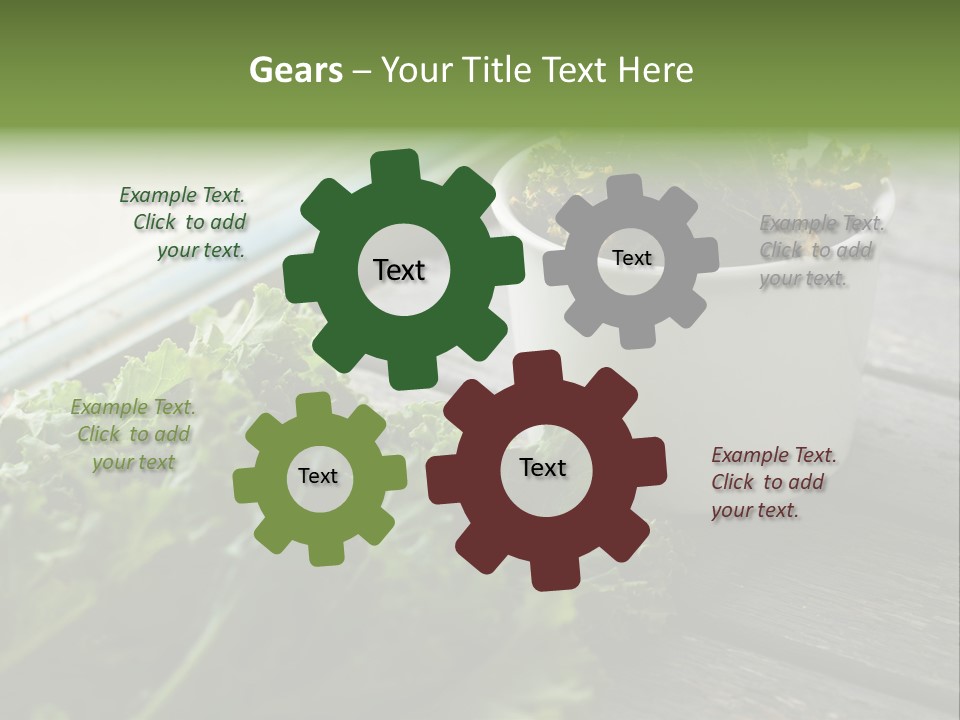 Vegan Vegetarian Gluten Free PowerPoint Template