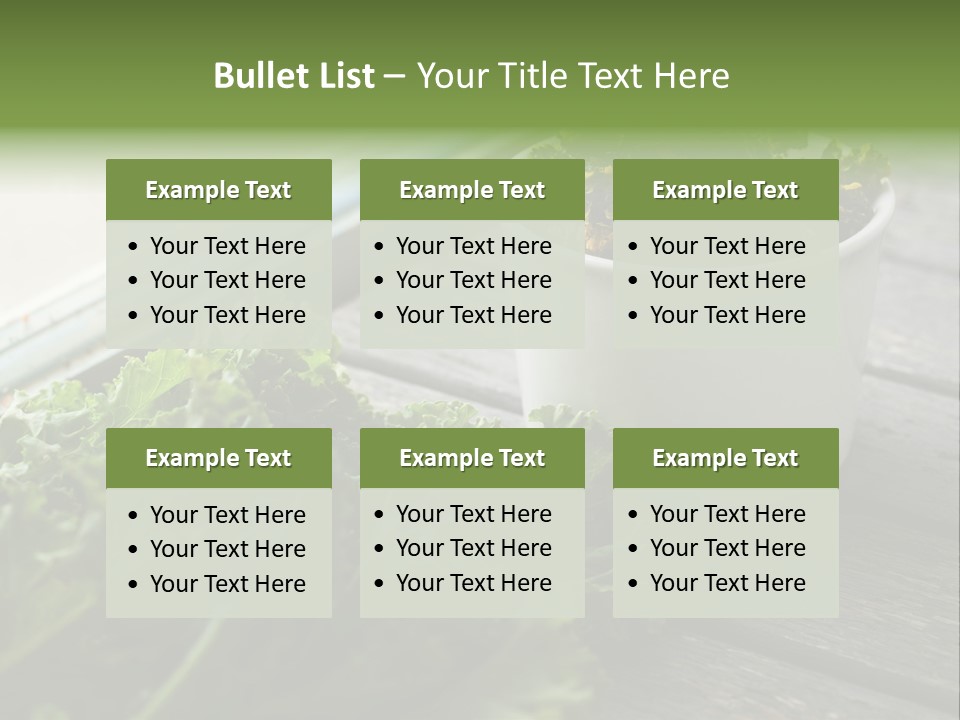 Vegan Vegetarian Gluten Free PowerPoint Template