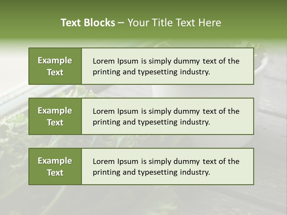 Vegan Vegetarian Gluten Free PowerPoint Template
