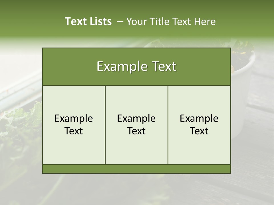 Vegan Vegetarian Gluten Free PowerPoint Template