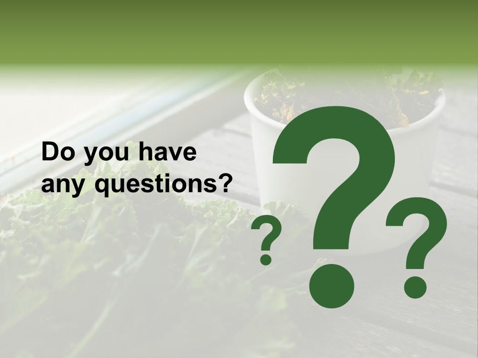 Vegan Vegetarian Gluten Free PowerPoint Template