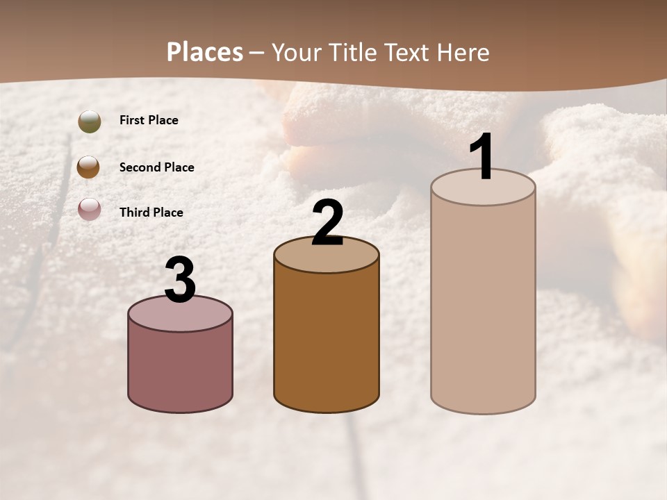 Sprinkle Powdered Sugar Holidays PowerPoint Template