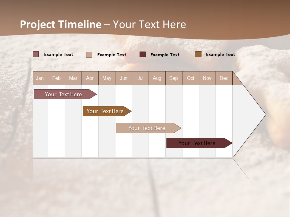 Sprinkle Powdered Sugar Holidays PowerPoint Template