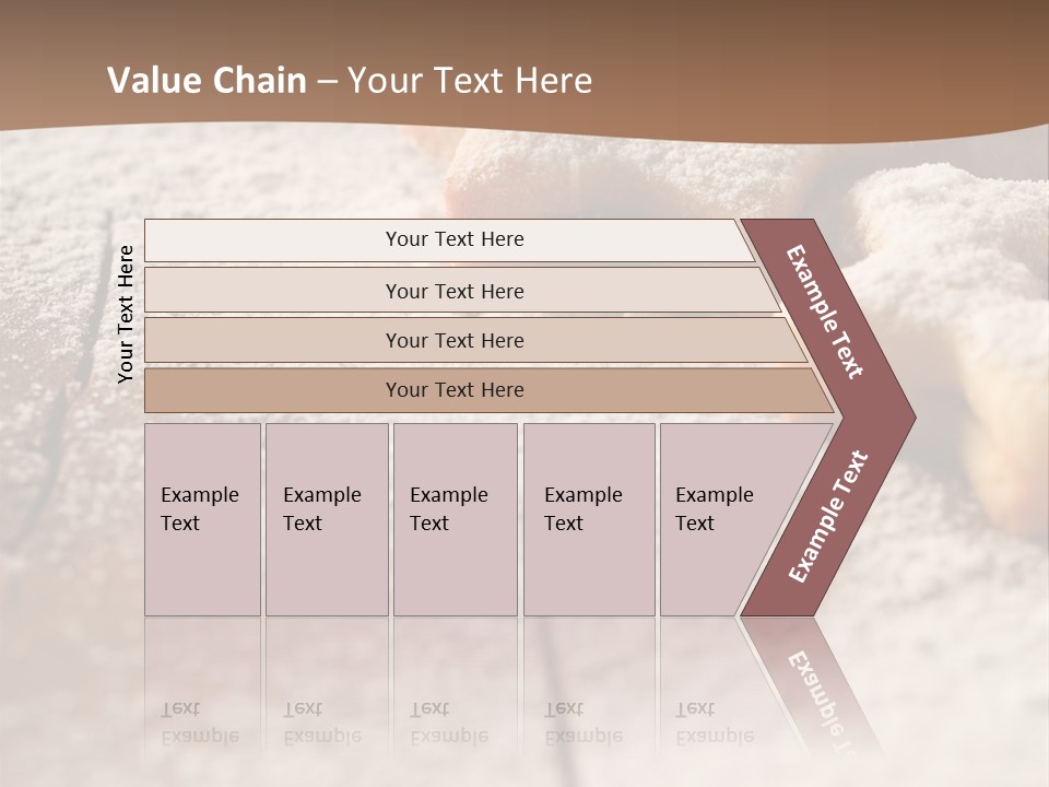 Sprinkle Powdered Sugar Holidays PowerPoint Template