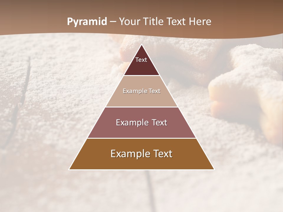 Sprinkle Powdered Sugar Holidays PowerPoint Template