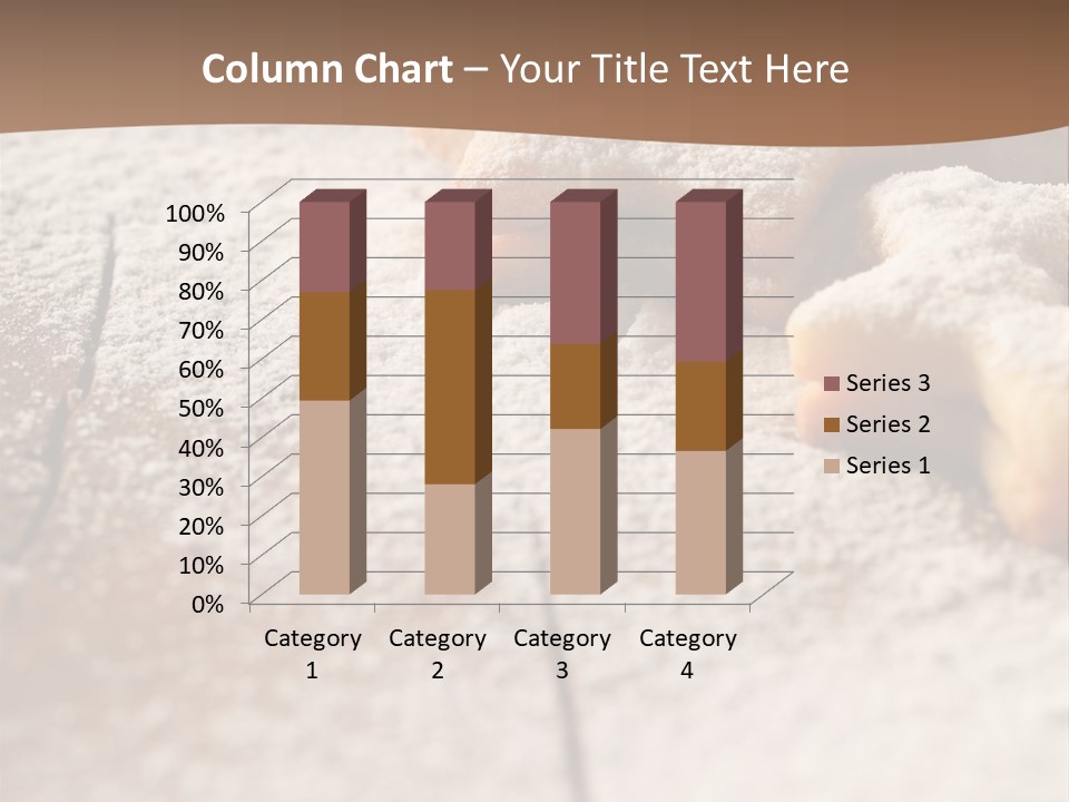 Sprinkle Powdered Sugar Holidays PowerPoint Template