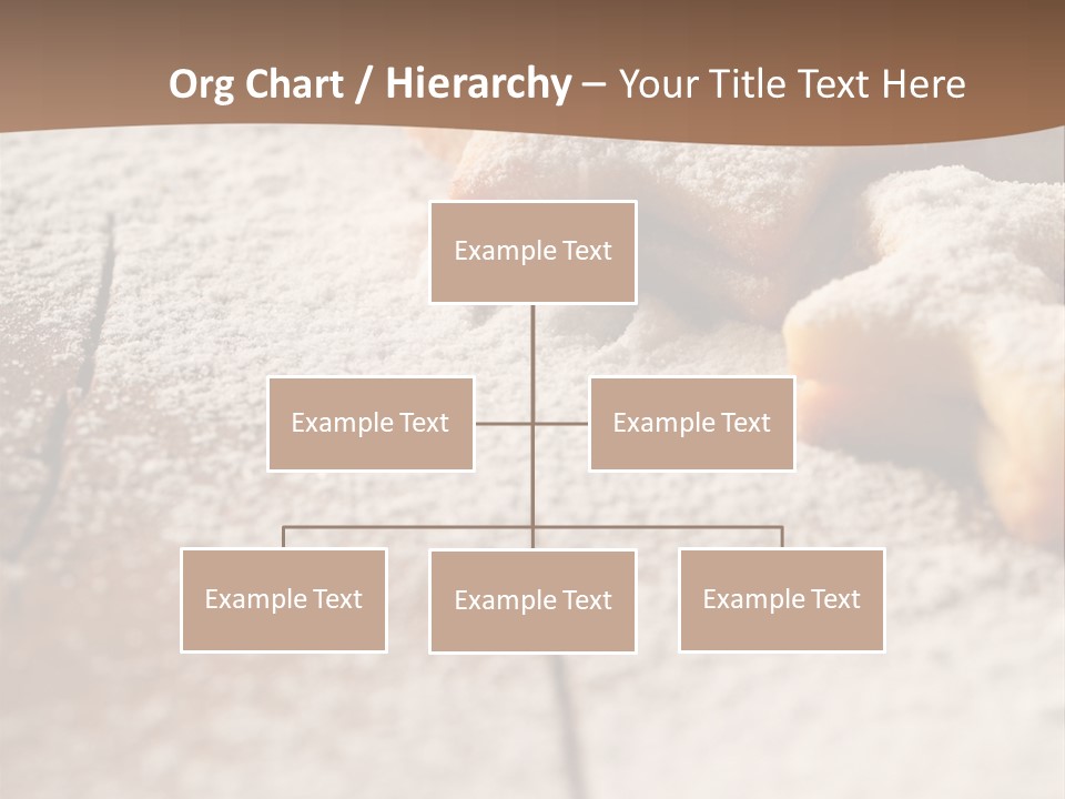 Sprinkle Powdered Sugar Holidays PowerPoint Template