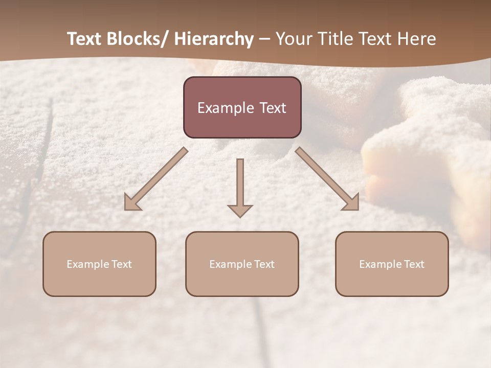 Sprinkle Powdered Sugar Holidays PowerPoint Template