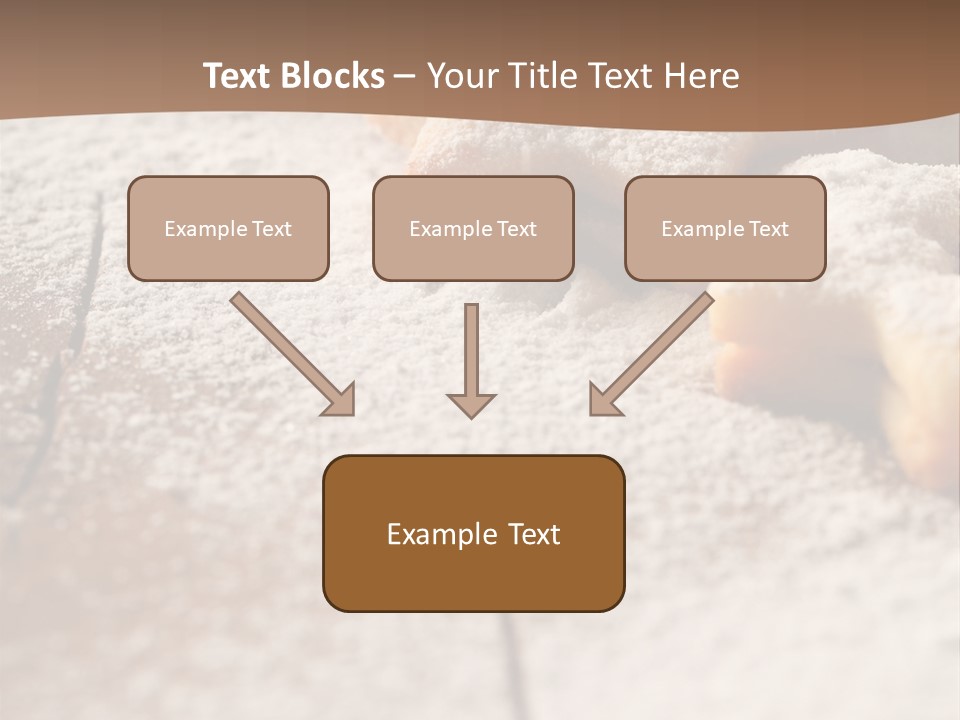 Sprinkle Powdered Sugar Holidays PowerPoint Template