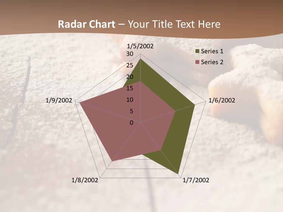 Sprinkle Powdered Sugar Holidays PowerPoint Template