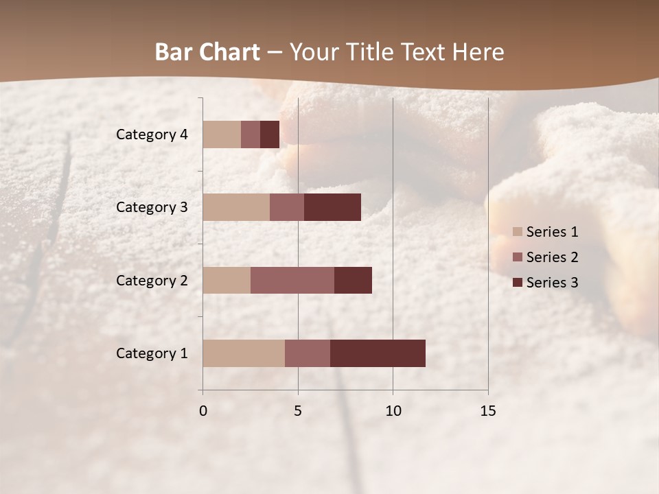 Sprinkle Powdered Sugar Holidays PowerPoint Template