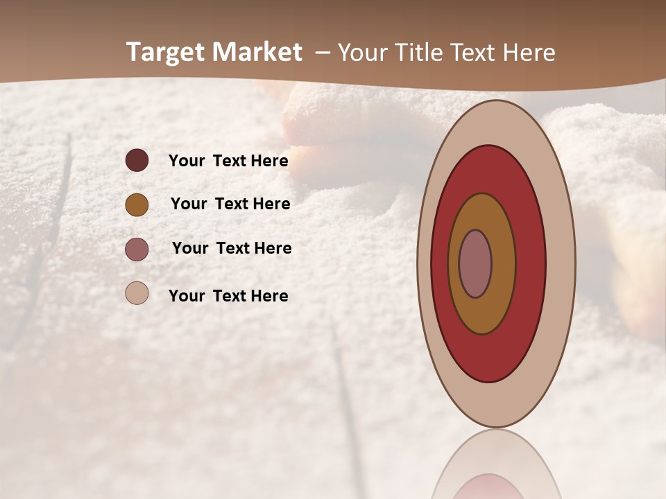 Sprinkle Powdered Sugar Holidays PowerPoint Template