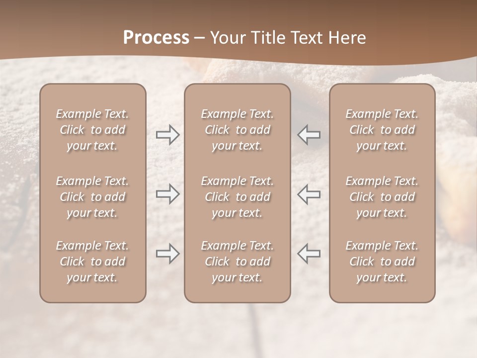 Sprinkle Powdered Sugar Holidays PowerPoint Template