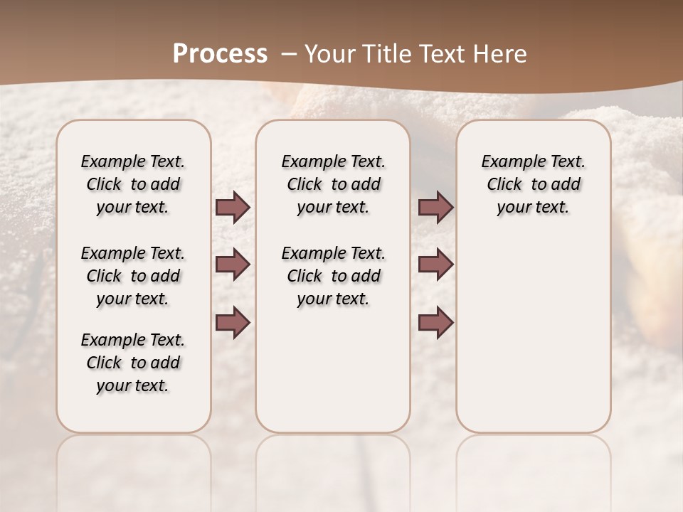 Sprinkle Powdered Sugar Holidays PowerPoint Template