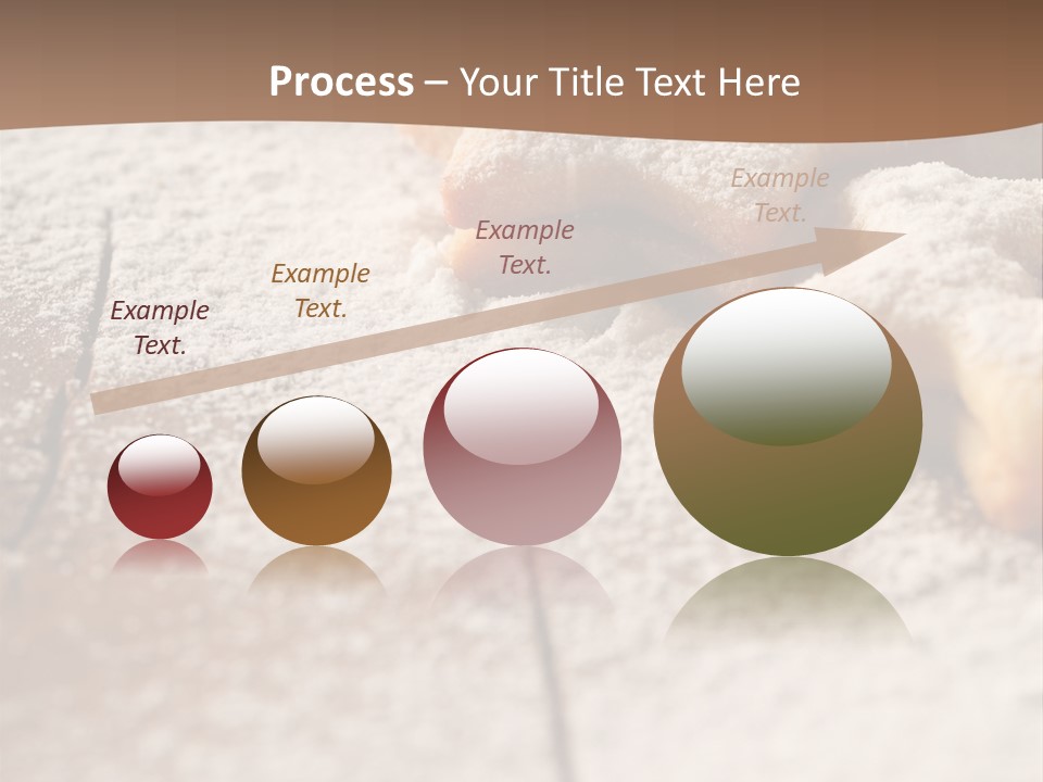 Sprinkle Powdered Sugar Holidays PowerPoint Template