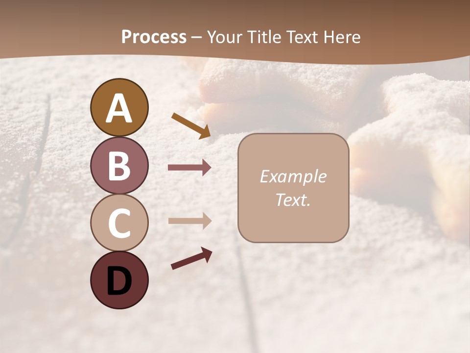 Sprinkle Powdered Sugar Holidays PowerPoint Template