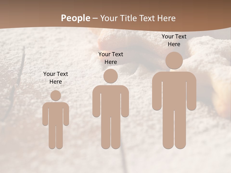 Sprinkle Powdered Sugar Holidays PowerPoint Template