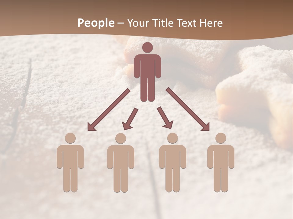 Sprinkle Powdered Sugar Holidays PowerPoint Template