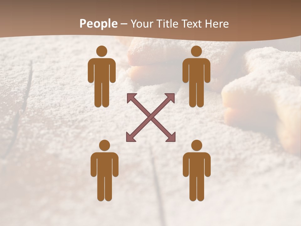 Sprinkle Powdered Sugar Holidays PowerPoint Template