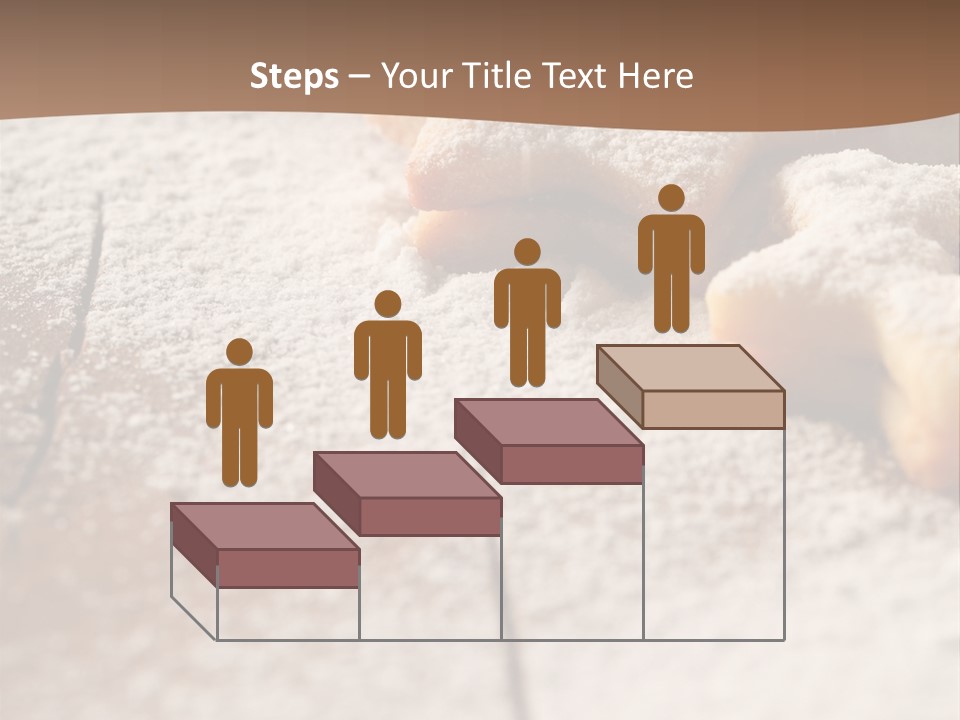 Sprinkle Powdered Sugar Holidays PowerPoint Template