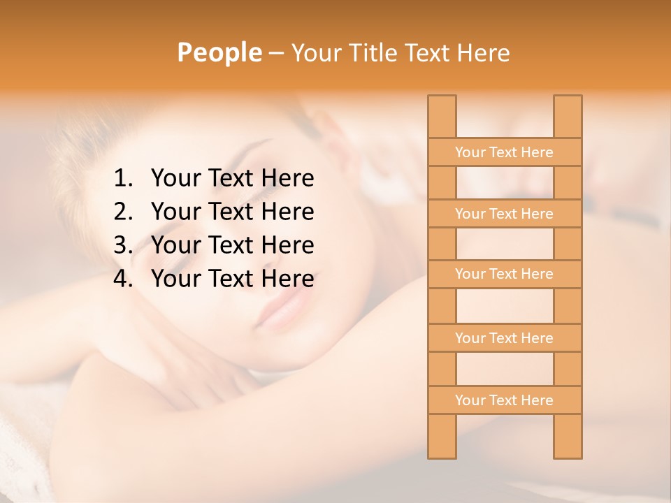 People Make Girl PowerPoint Template