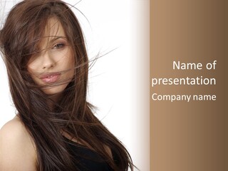 People Make Girl PowerPoint Template