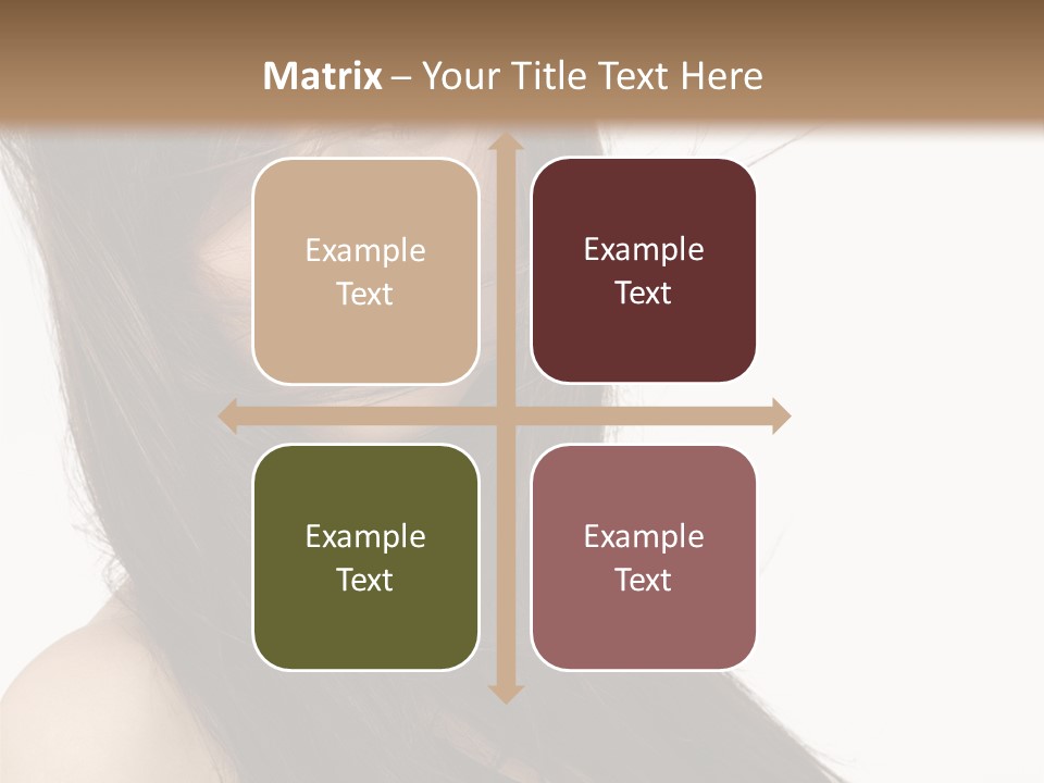 People Make Girl PowerPoint Template