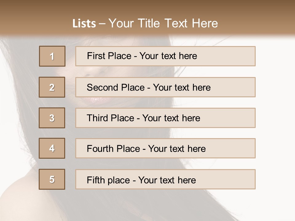 People Make Girl PowerPoint Template