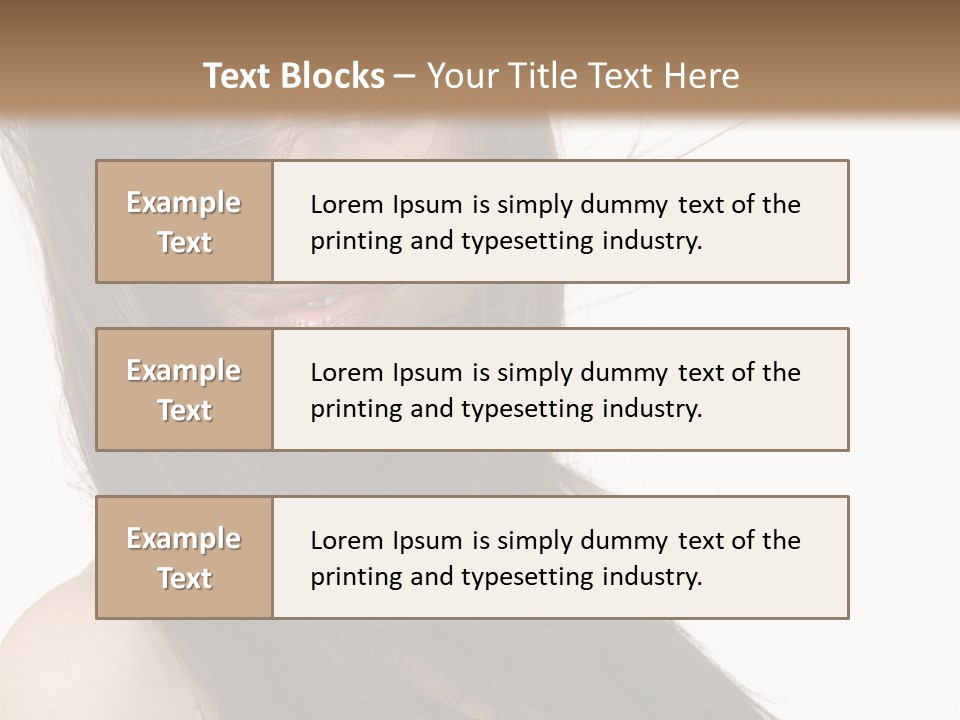 People Make Girl PowerPoint Template