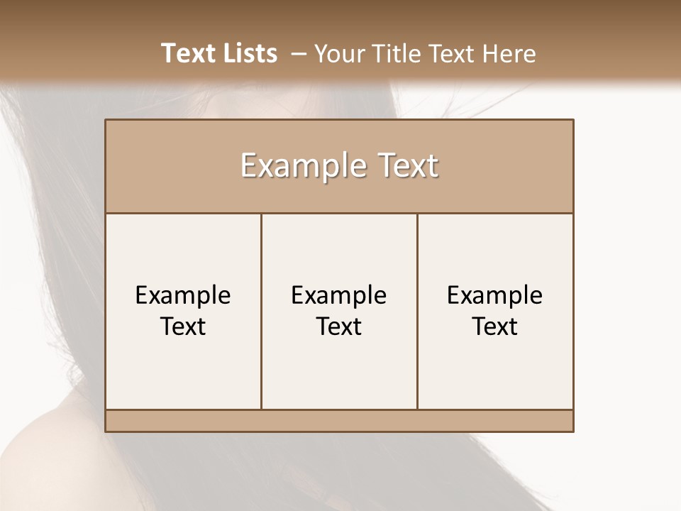 People Make Girl PowerPoint Template