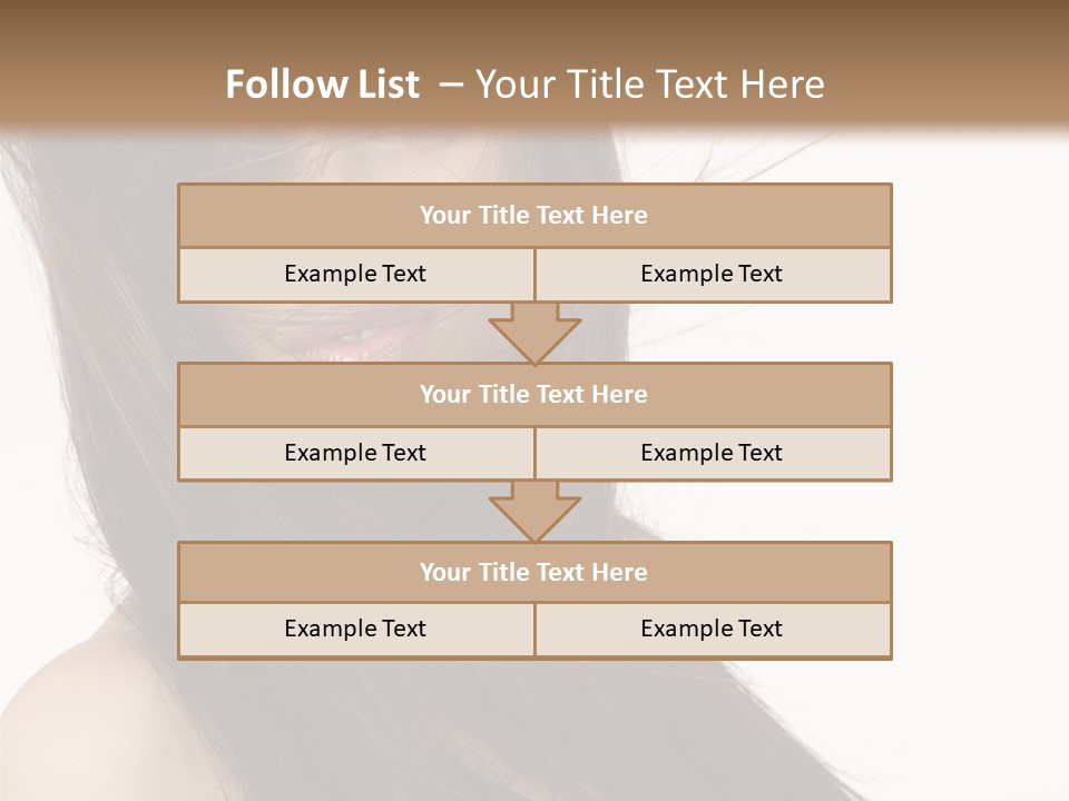 People Make Girl PowerPoint Template