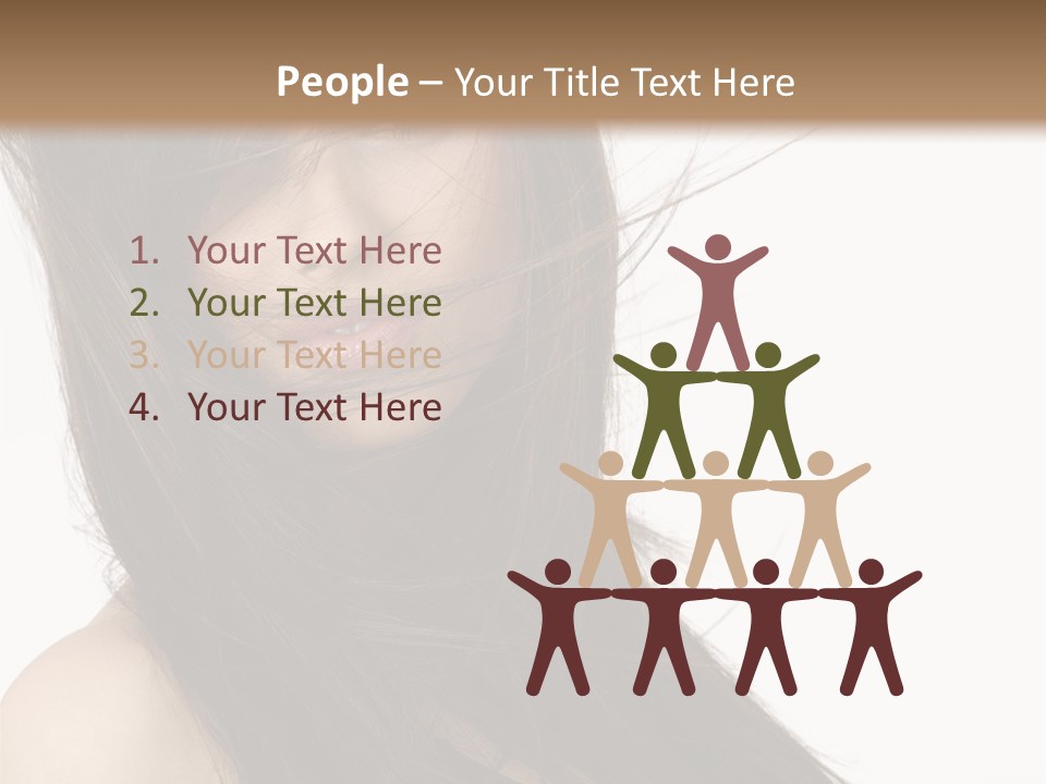 People Make Girl PowerPoint Template