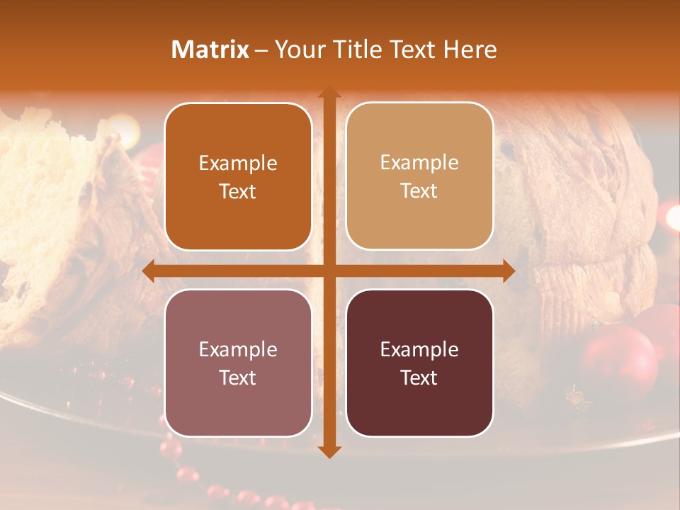 Baking Xmas Plate PowerPoint Template