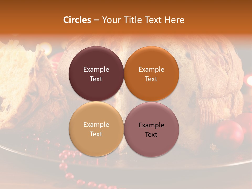 Baking Xmas Plate PowerPoint Template