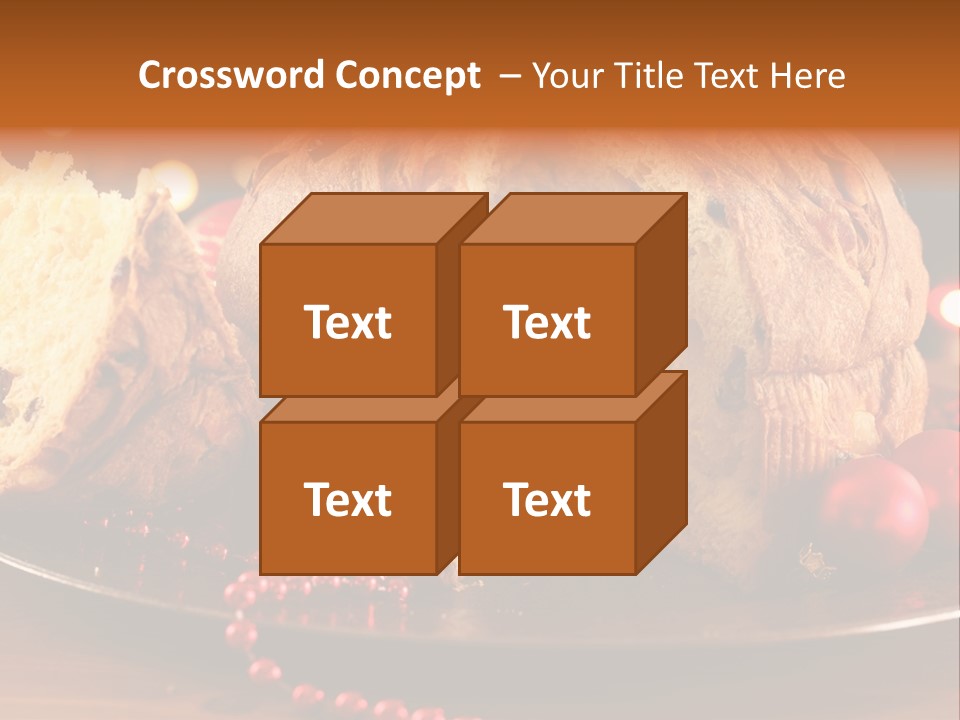 Baking Xmas Plate PowerPoint Template
