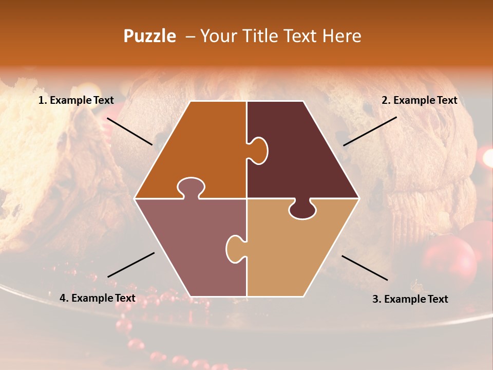 Baking Xmas Plate PowerPoint Template