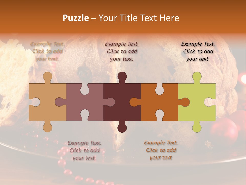 Baking Xmas Plate PowerPoint Template