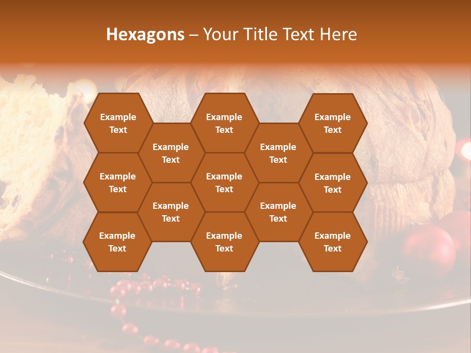 Baking Xmas Plate PowerPoint Template