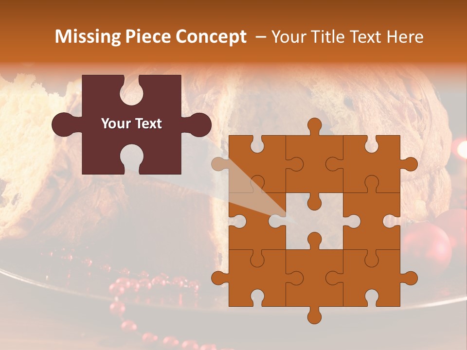 Baking Xmas Plate PowerPoint Template