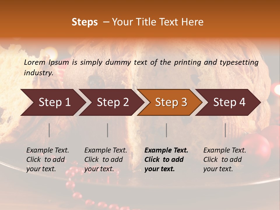 Baking Xmas Plate PowerPoint Template