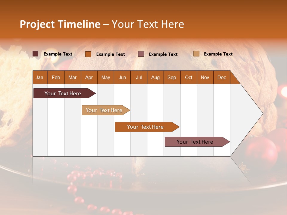 Baking Xmas Plate PowerPoint Template