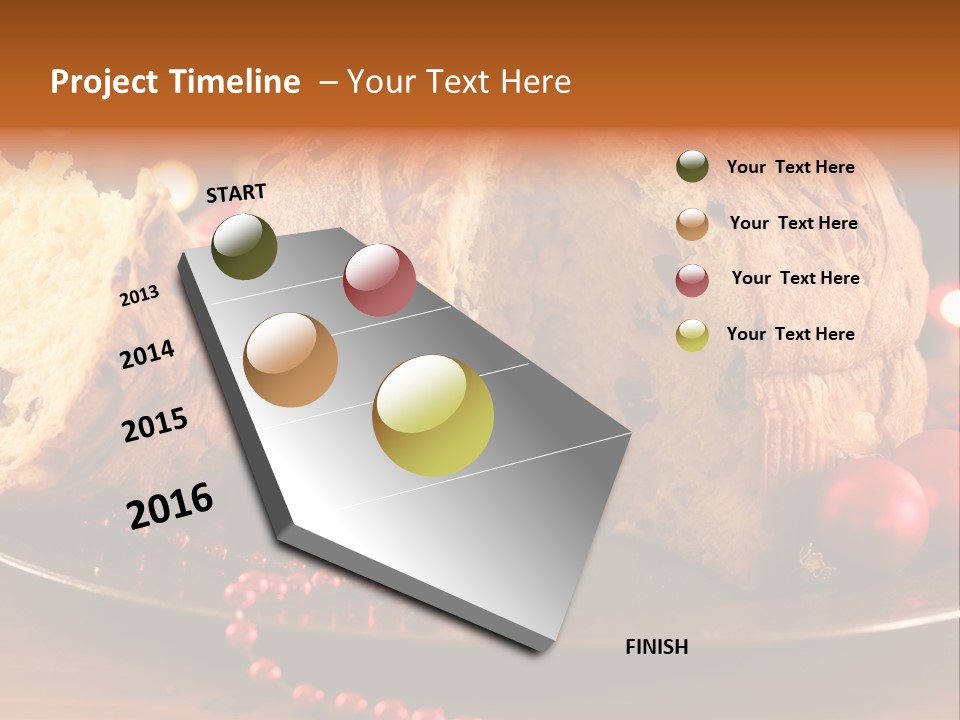 Baking Xmas Plate PowerPoint Template