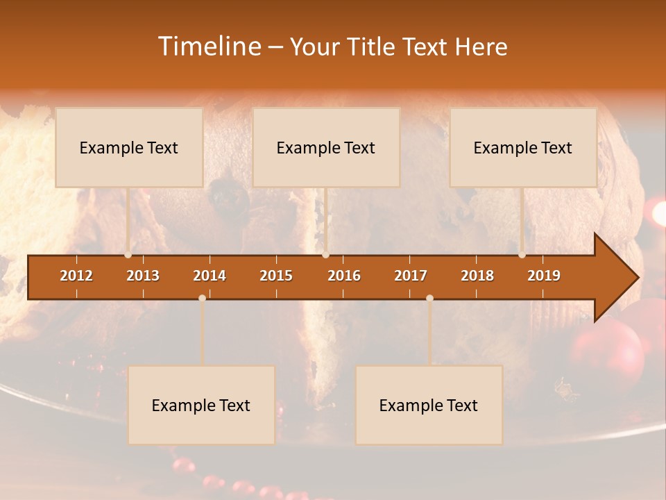 Baking Xmas Plate PowerPoint Template