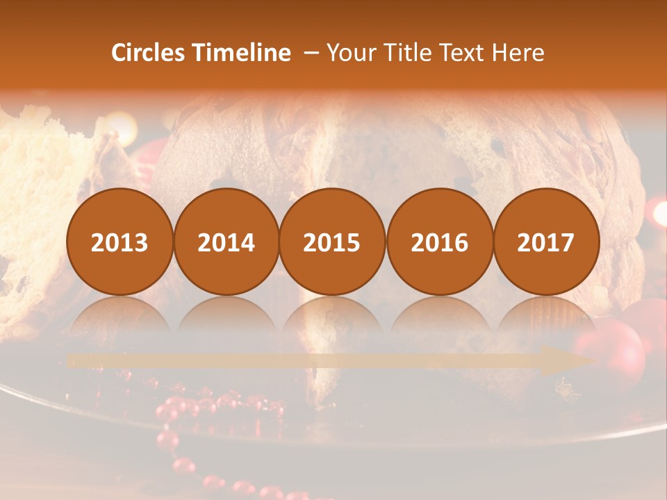 Baking Xmas Plate PowerPoint Template